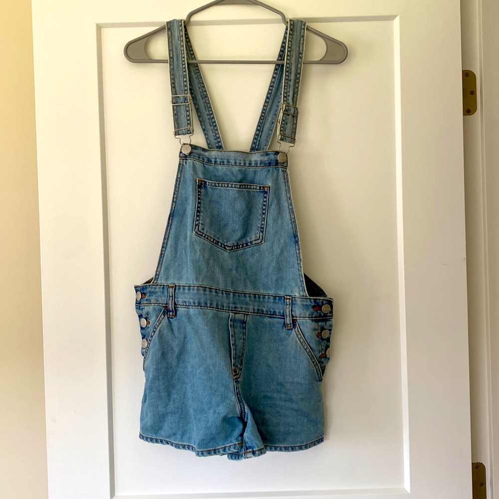 Sportsgirl Jean short overalls xs